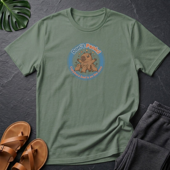 Capybara Don't Panic, Dad Is On The Case