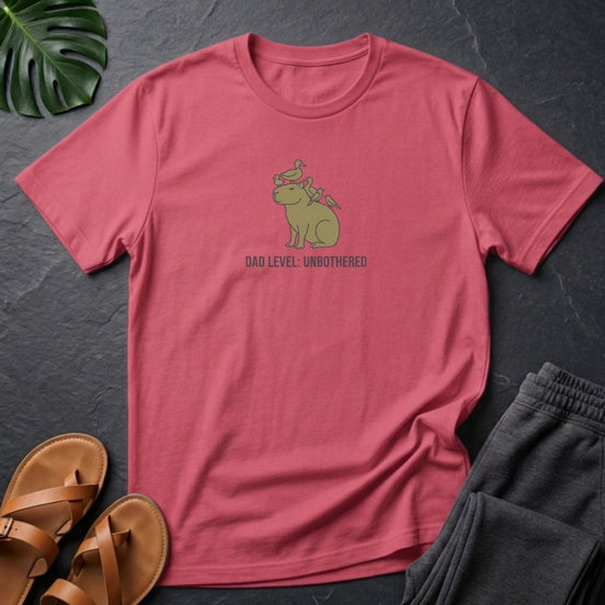 Capybara Dad Level Unbothered
