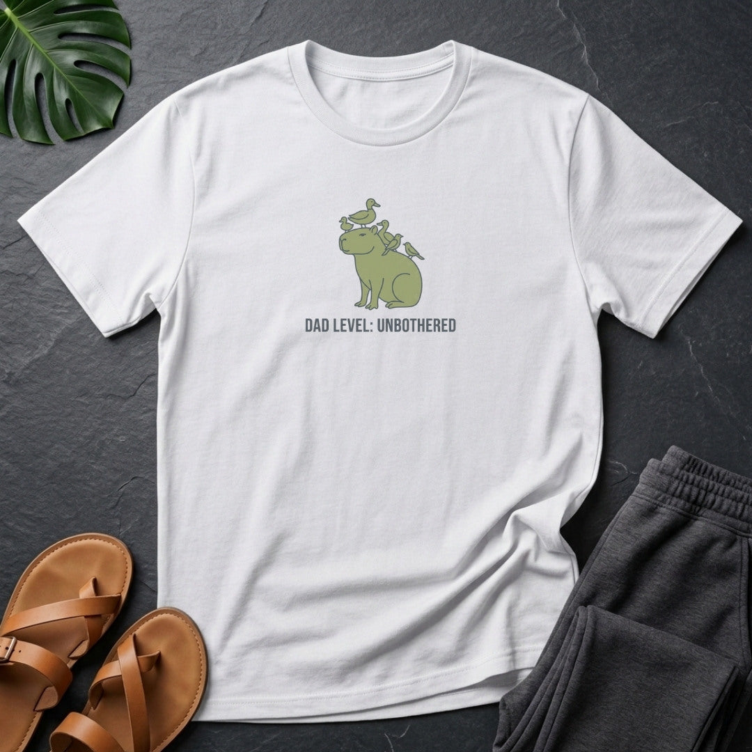 Capybara Dad Level Unbothered