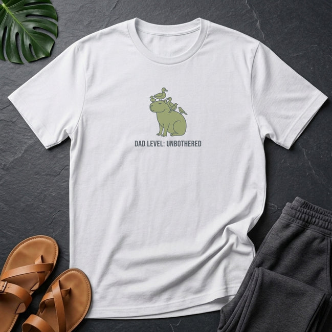 Capybara Dad Level Unbothered