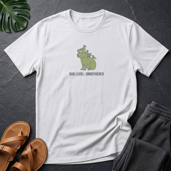Capybara Dad Level Unbothered