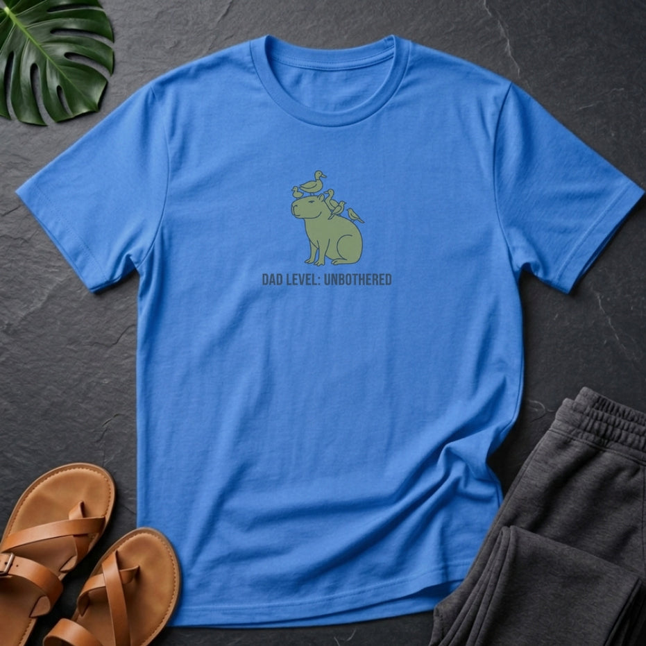 Capybara Dad Level Unbothered
