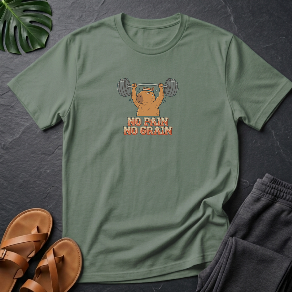Capybara No Pain No Grain