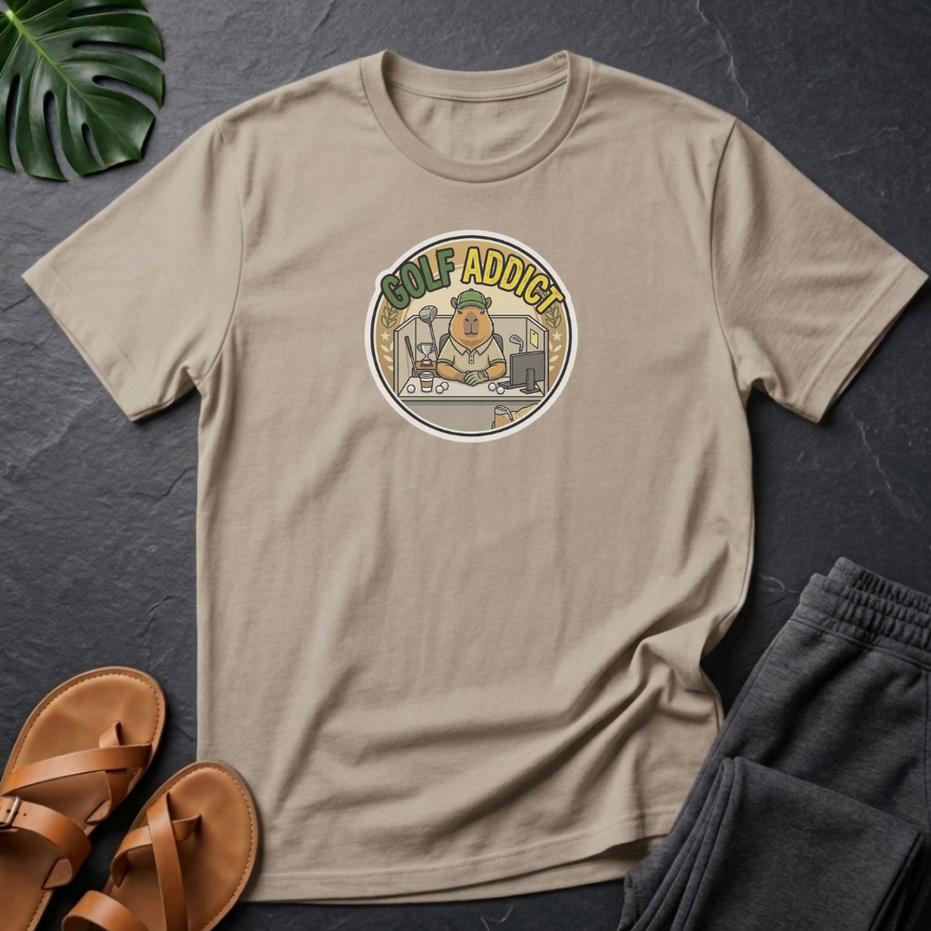 Capybara Golf Addict