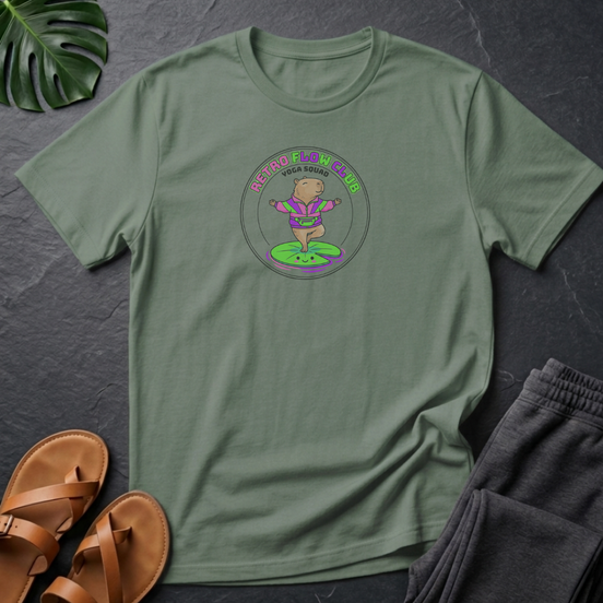 Capybara Retro Flow Club Yoga Squad