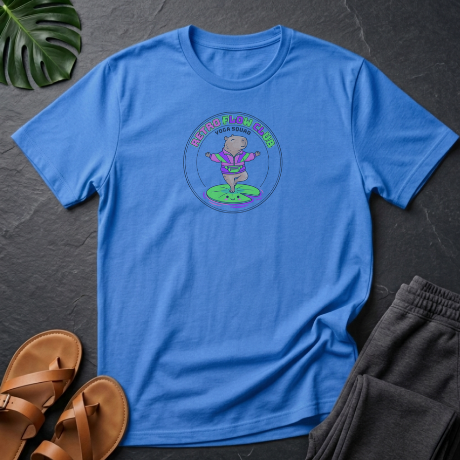 Capybara Retro Flow Club Yoga Squad