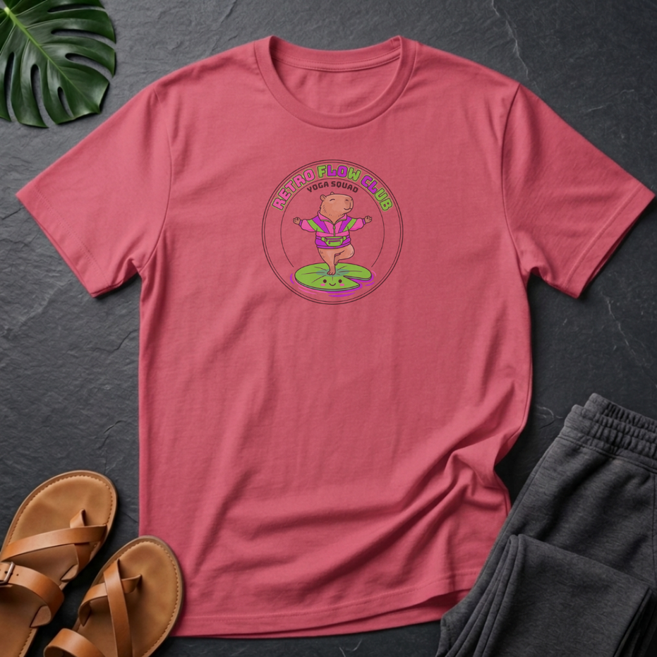 Capybara Retro Flow Club Yoga Squad