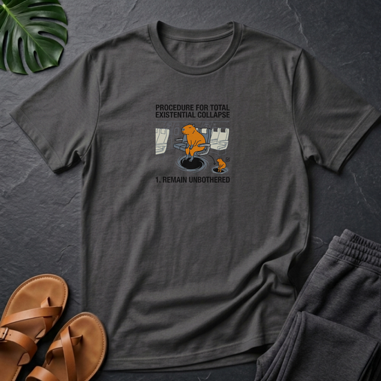 Capy Procedure For Total Existential Collapse T-Shirt