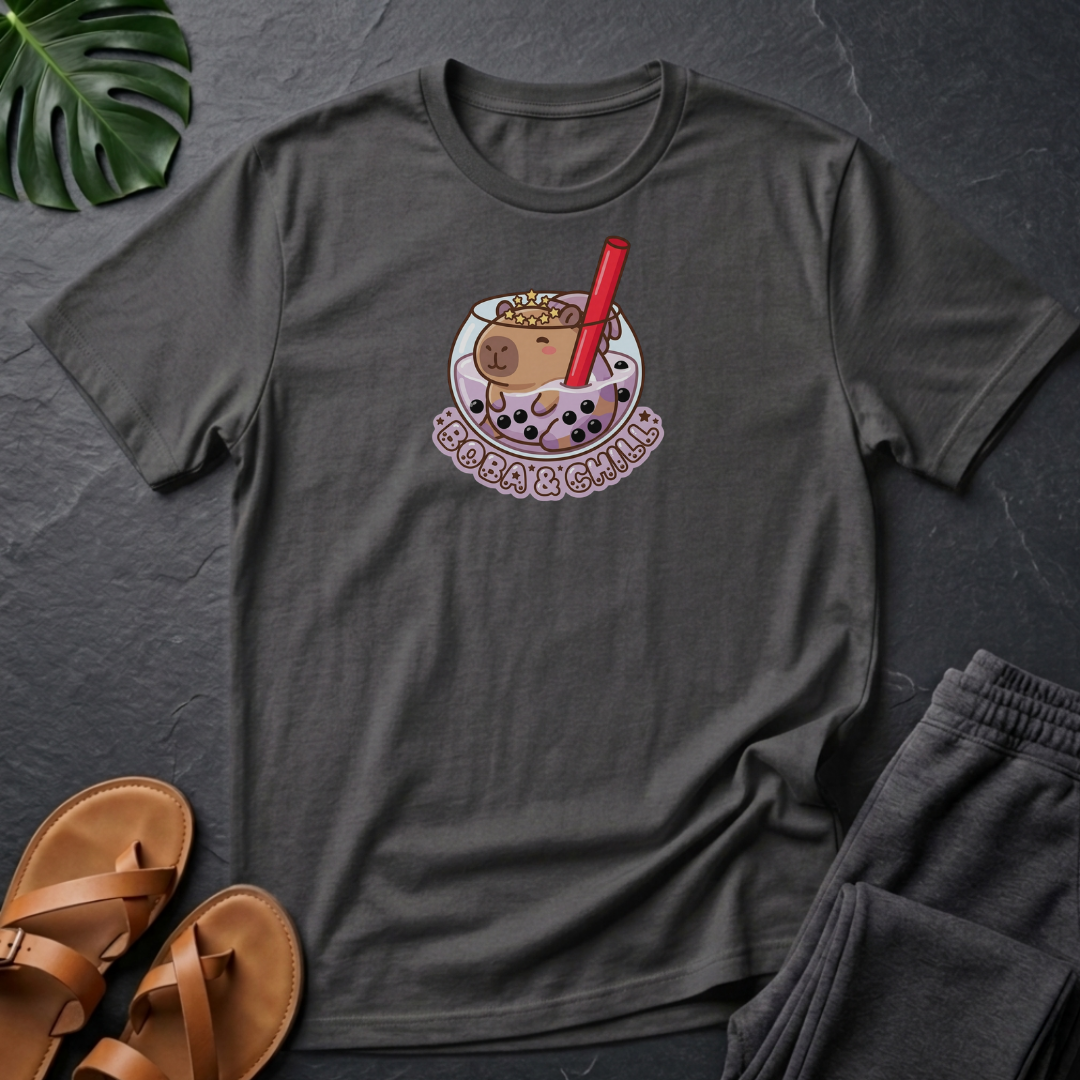 Boba And Chill Capybara T-shirt
