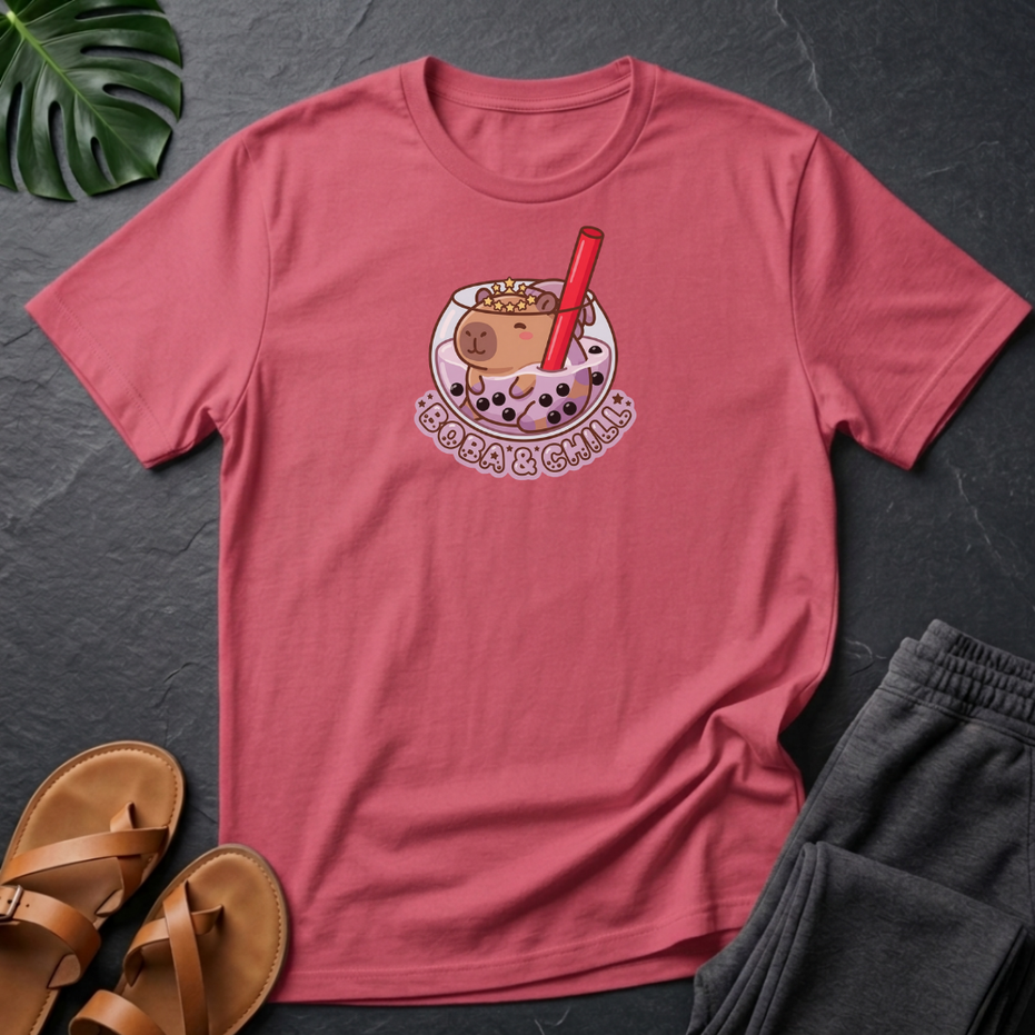 Boba And Chill Capybara T-shirt
