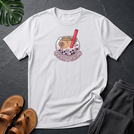 Boba And Chill Capybara T-shirt