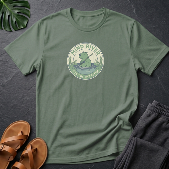 Capybara Mind River Stay In The Flow