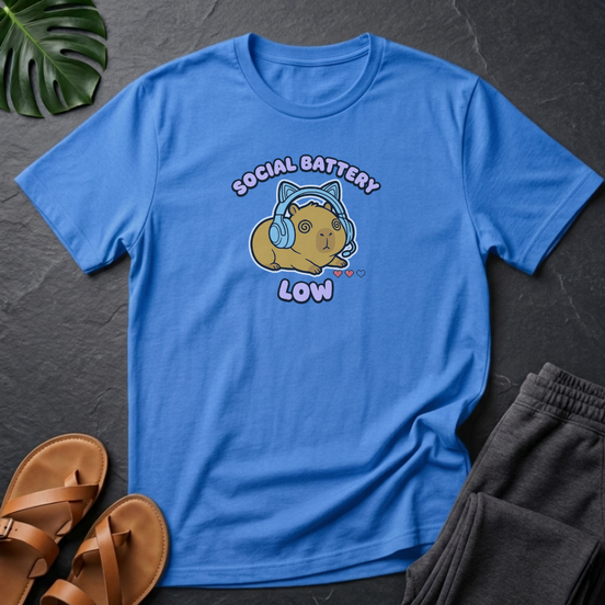 Capy Social Battery Low