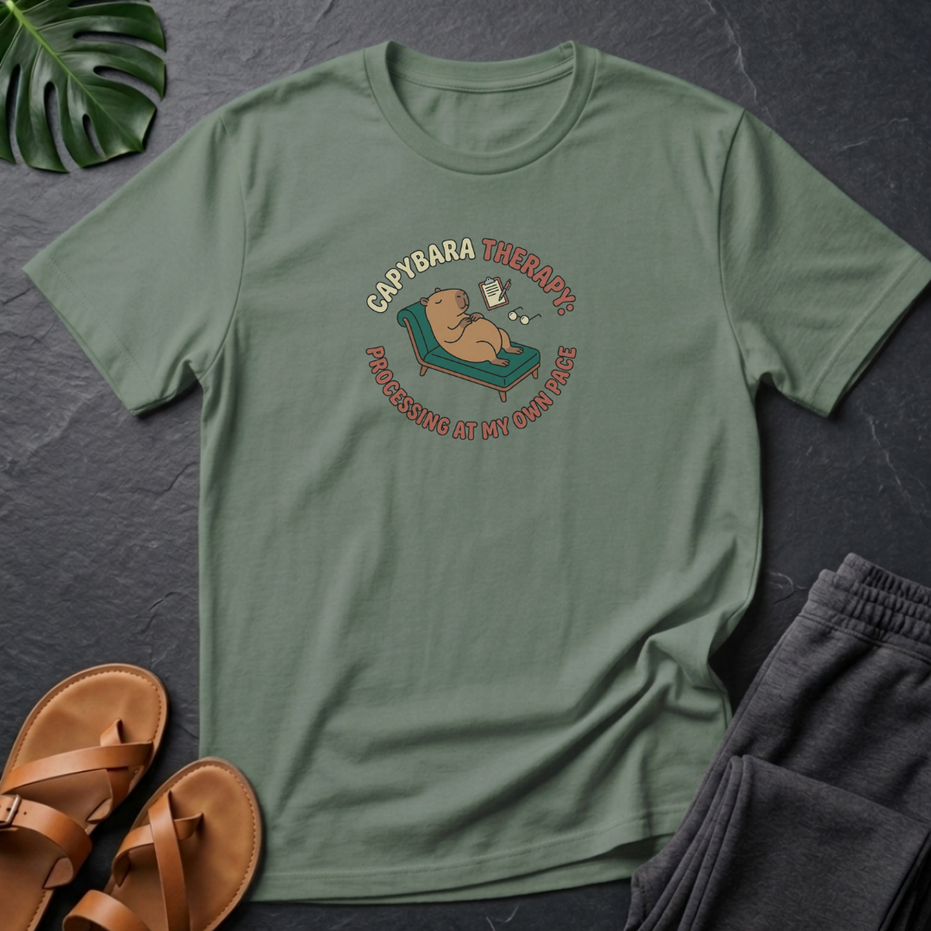 Capybara Therapy Processing At My Own Pace