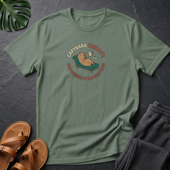 Capybara Therapy Processing At My Own Pace