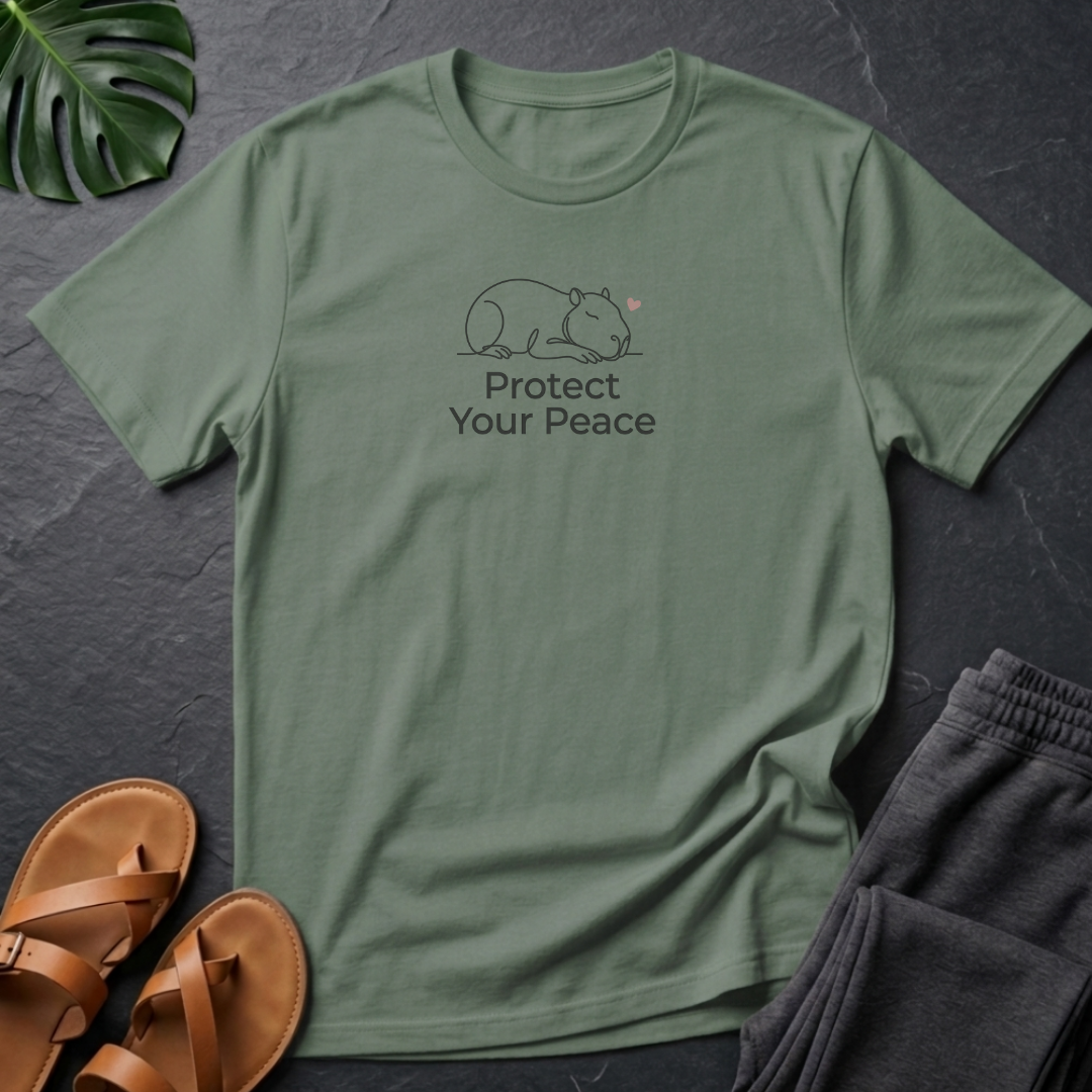 Capybara Protect Your Peace