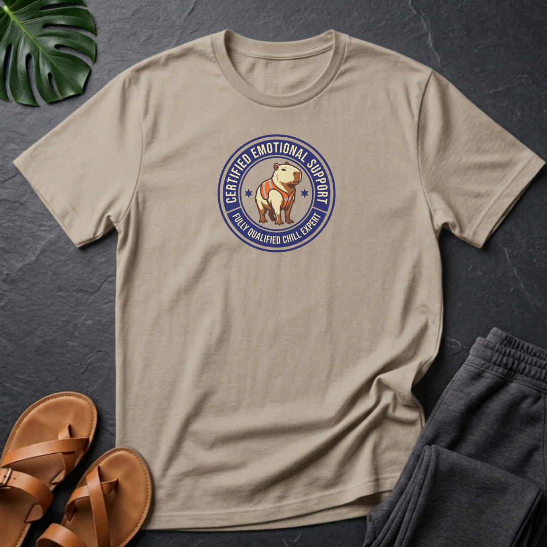 Capybara Certified Emotional Support
