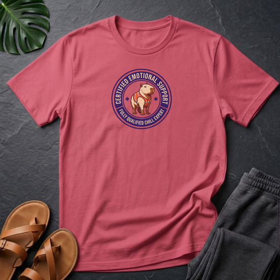 Capybara Certified Emotional Support