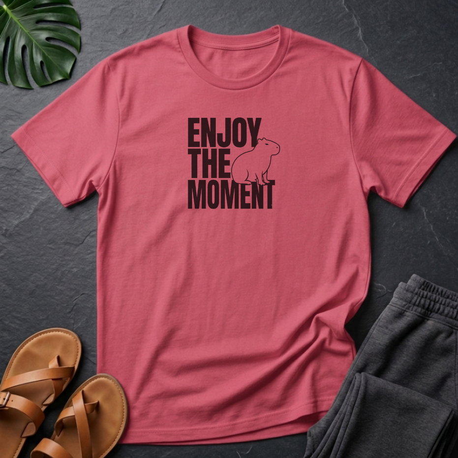 Capybara Enjoy The Moment Black