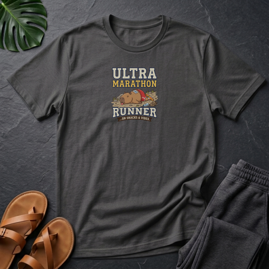 Capybara Ultra Marathon Runner On Snacks & Vibes