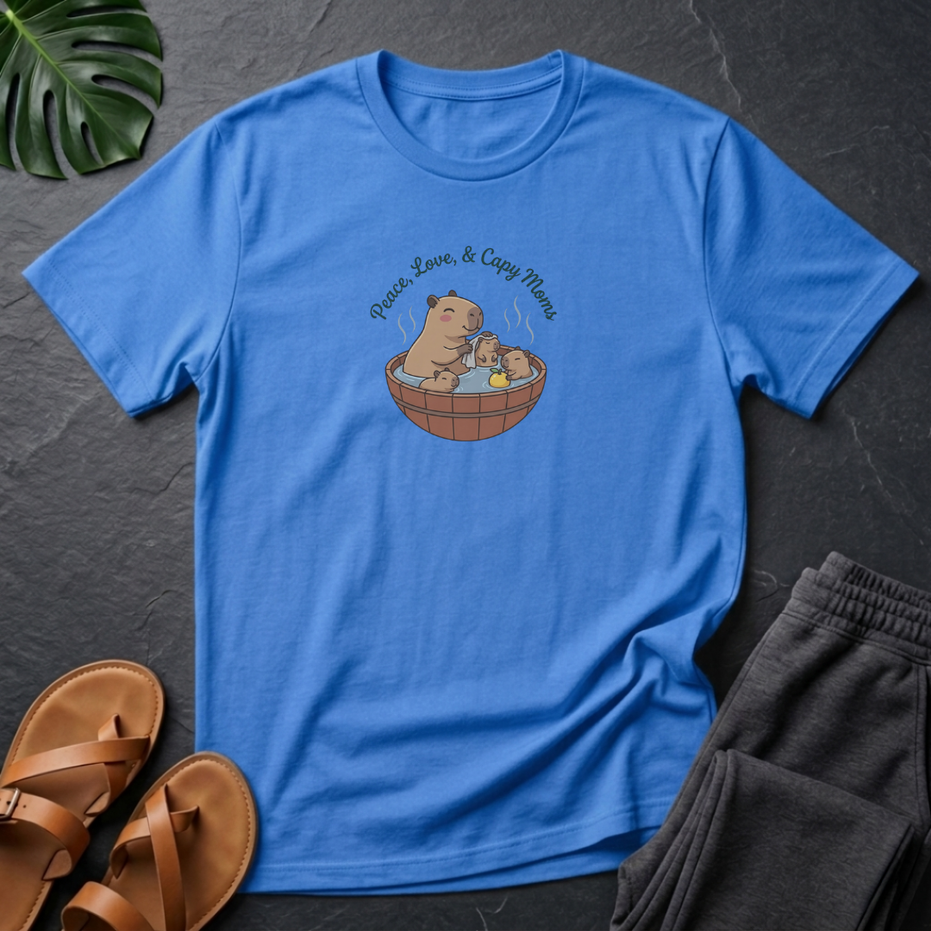 Capybara Peace, Love ,& Capy Moms