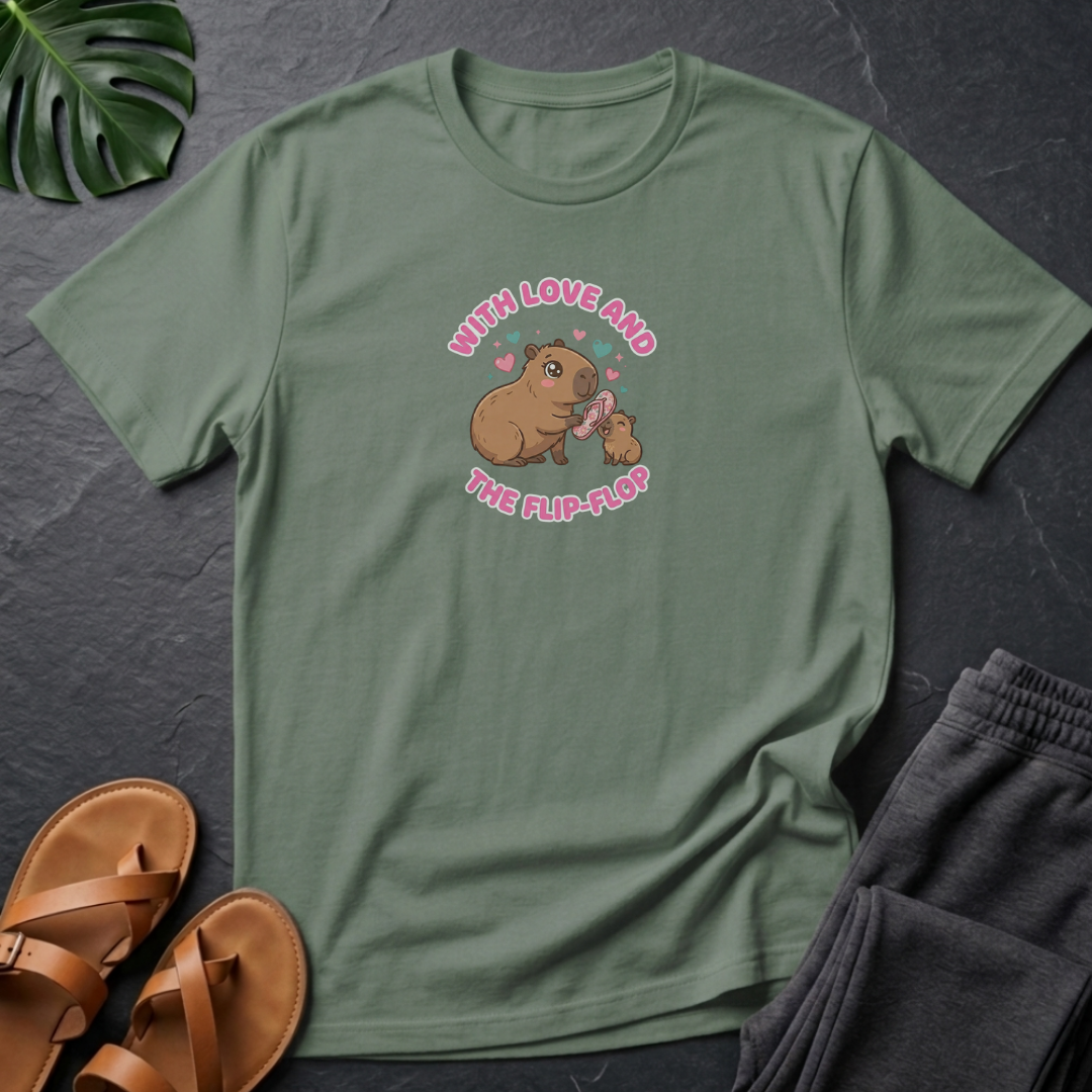 Capybara With Love and the Flip-flop