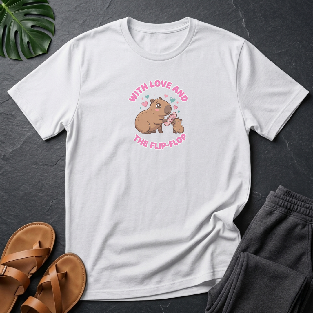 Capybara With Love and the Flip-flop