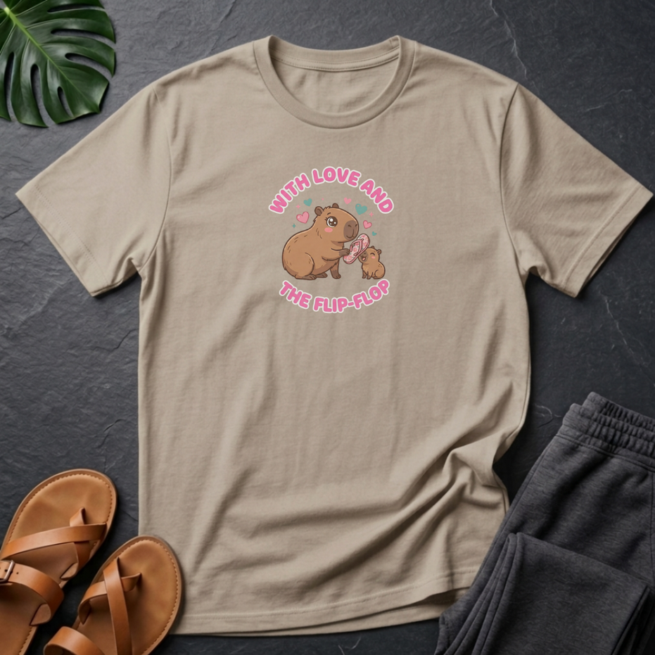 Capybara With Love and the Flip-flop