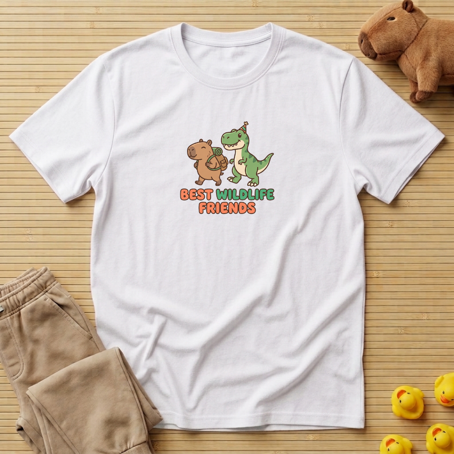 Capybara Best Wild Life Friends T-shirt