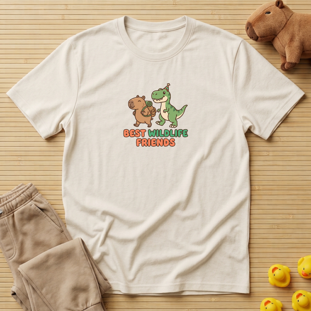 Capybara Best Wild Life Friends T-shirt