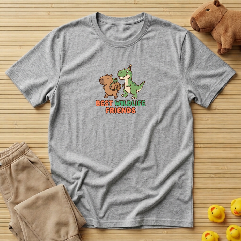 Capybara Best Wild Life Friends T-shirt