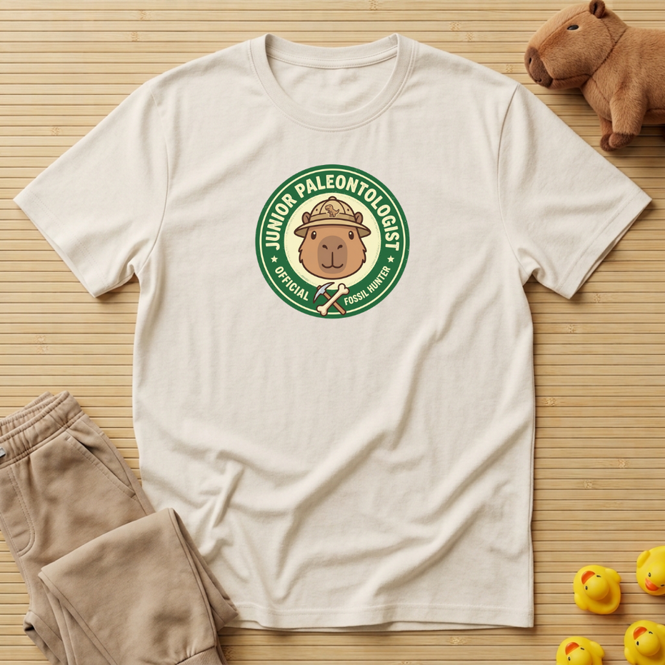 Capybara Junior Paleontologist T-shirt