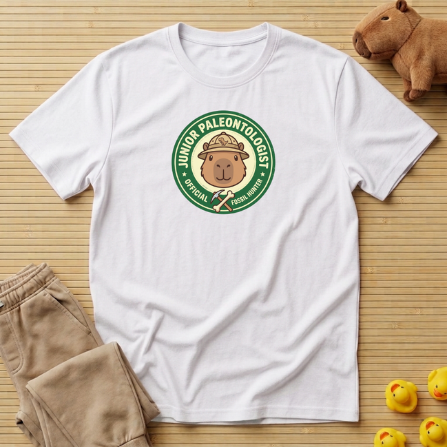 Capybara Junior Paleontologist T-shirt
