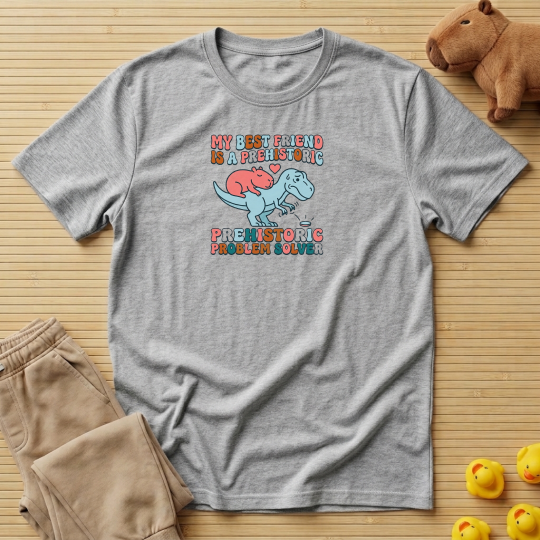 Capybara My Best Friend Is A Prehistoric T-shirt