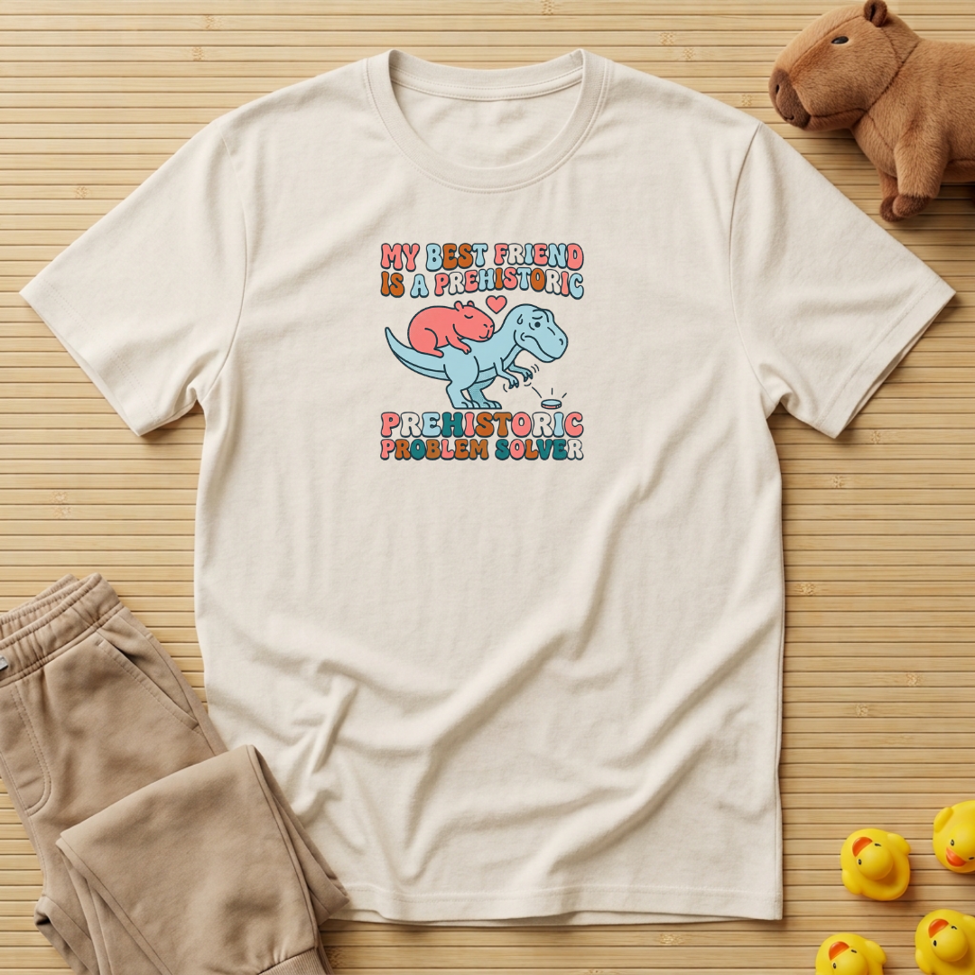 Capybara My Best Friend Is A Prehistoric T-shirt
