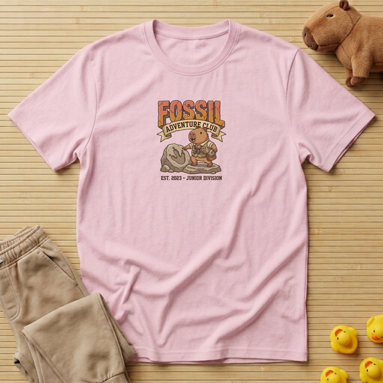 Capybara Fossil Adventure Club T-shirt