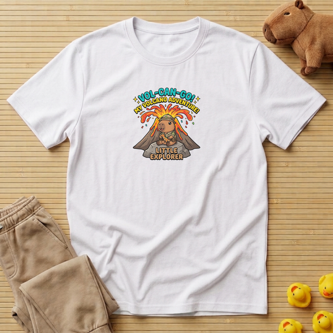 Capybara Vol-Can-Go! T-shirt