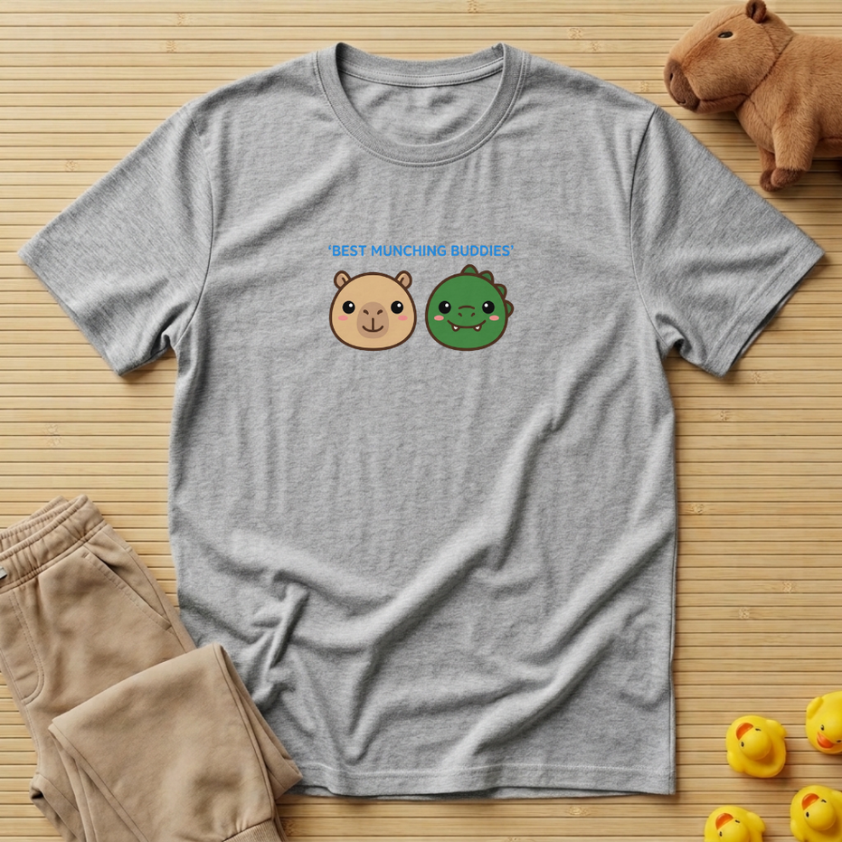 Capybara Best Munching Buddies T-shirt