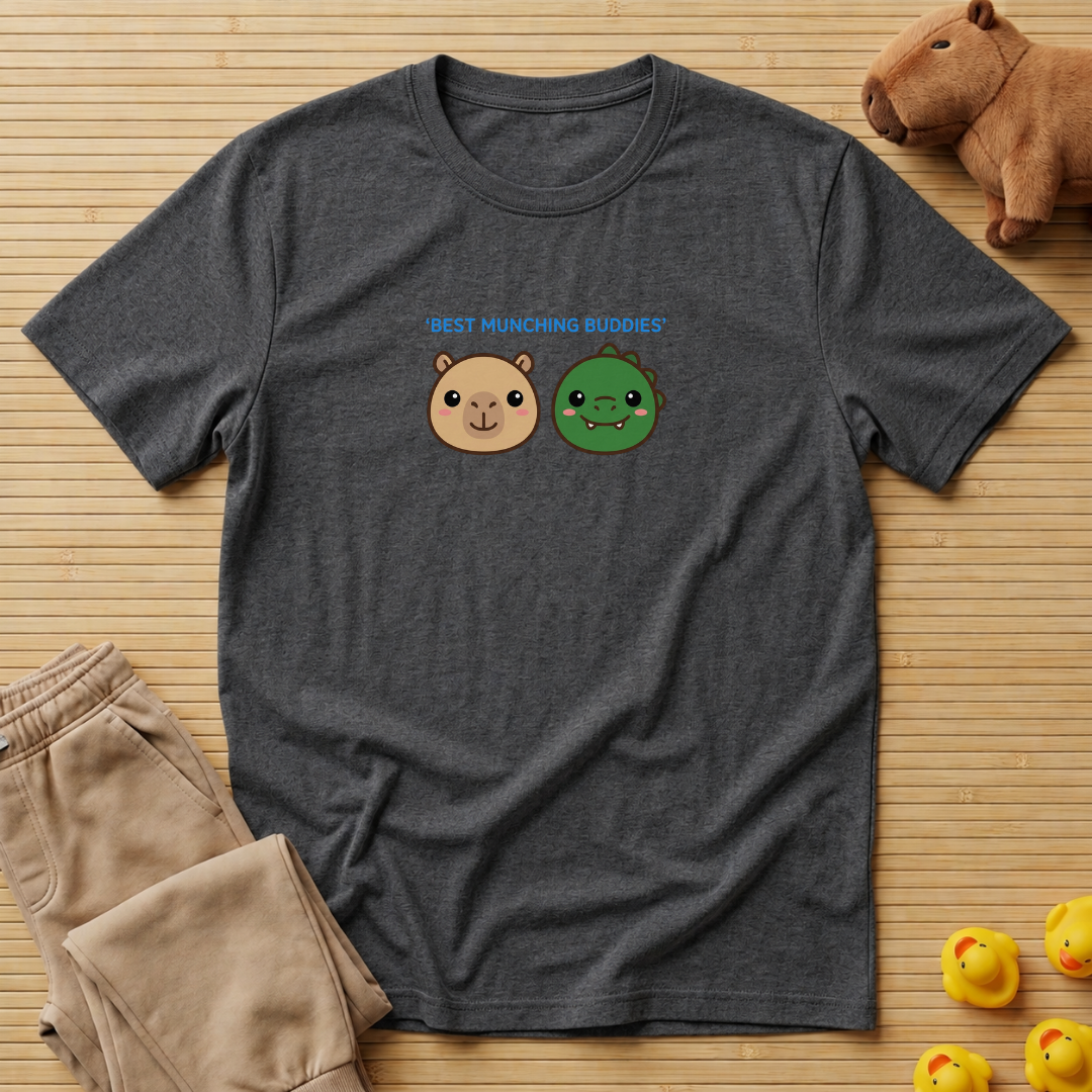 Capybara Best Munching Buddies T-shirt