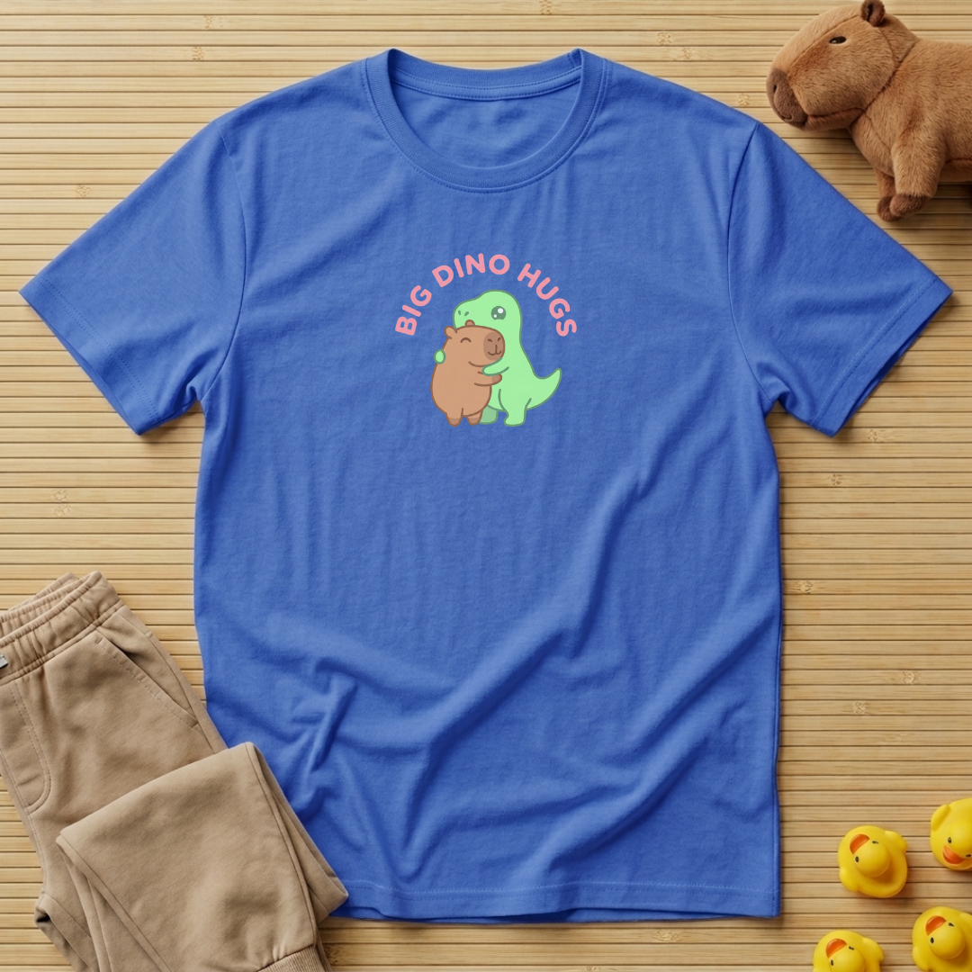 Capybara Big Dino Hugs T-shirt