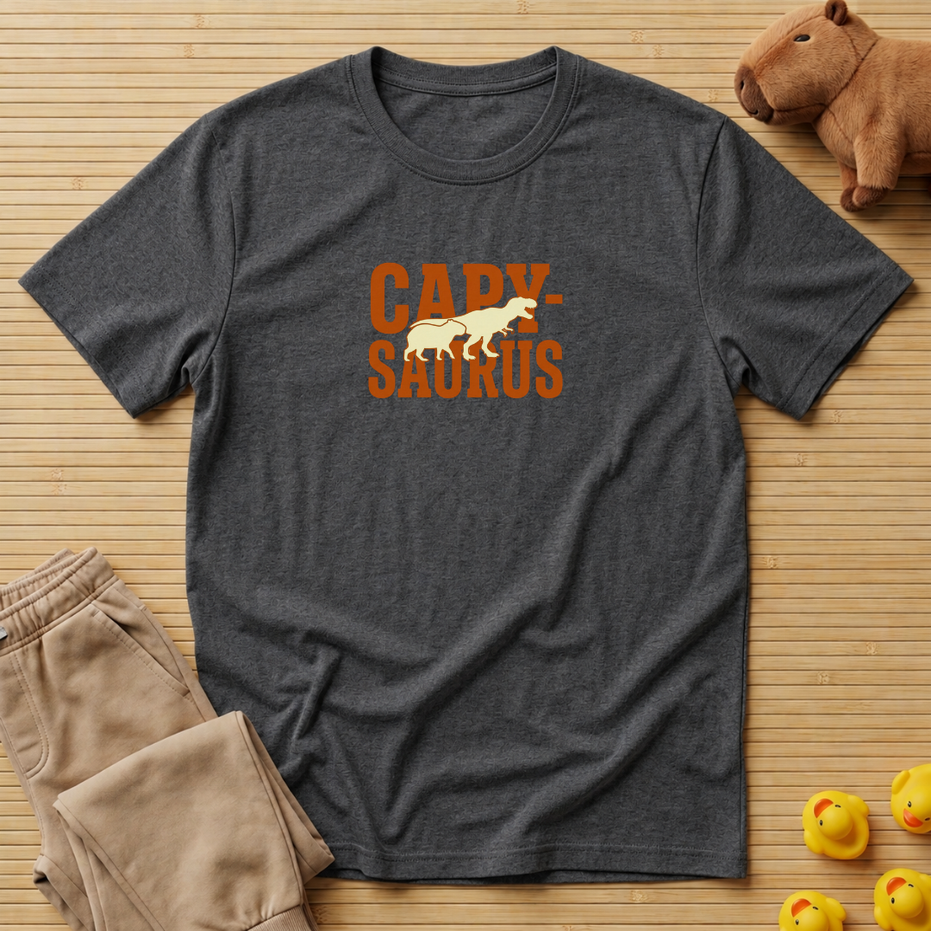 Capybara Capy-Saurus Letters T-shirt