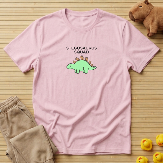 Capybara Stegosaurus Squad T-shirt