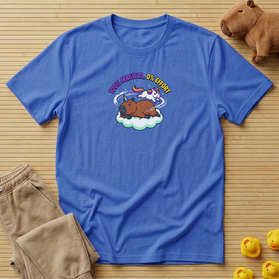 Capybara 100% Magical 0% Effort T-shirt