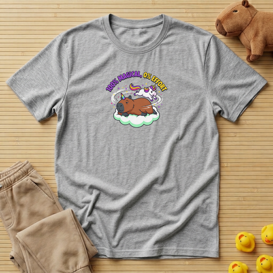 Capybara 100% Magical 0% Effort T-Shirt