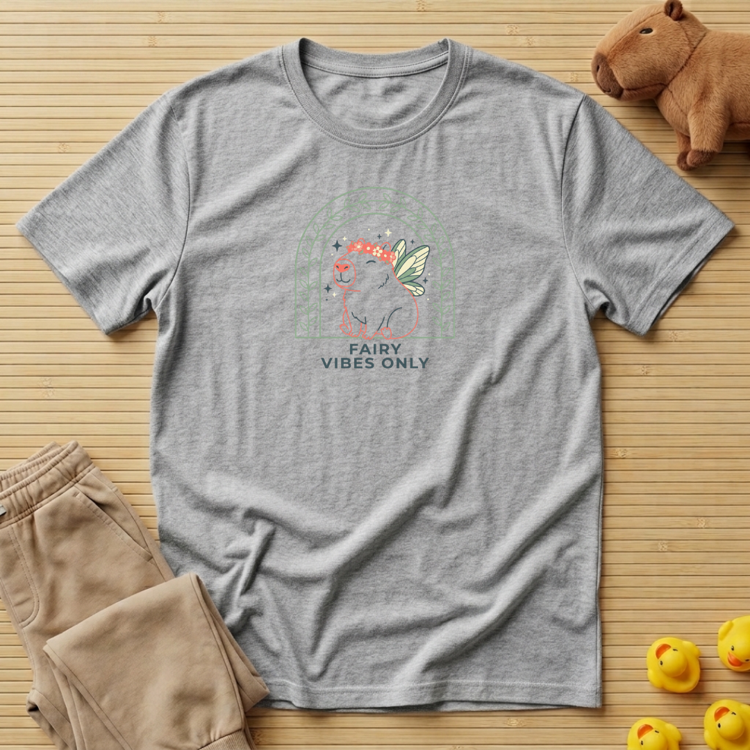 Capybara Fairy Vibes Only T-shirt