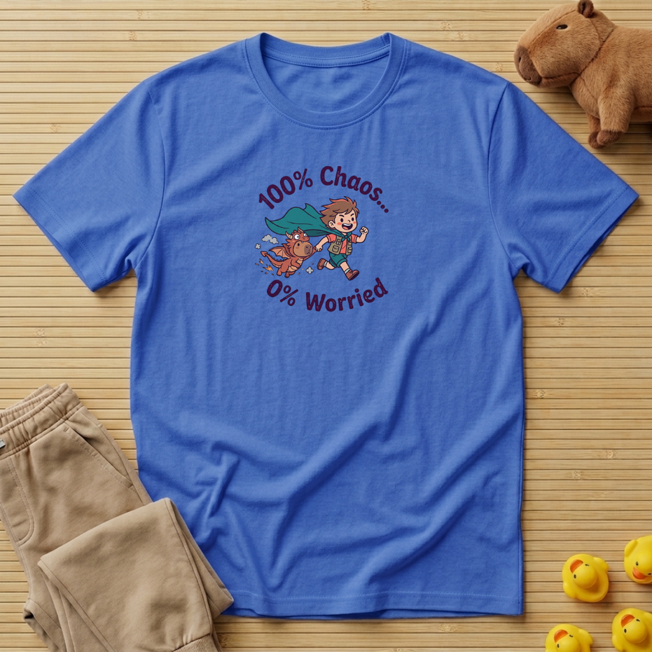 Capybara 100% Chaos 0% Worried T-shirt
