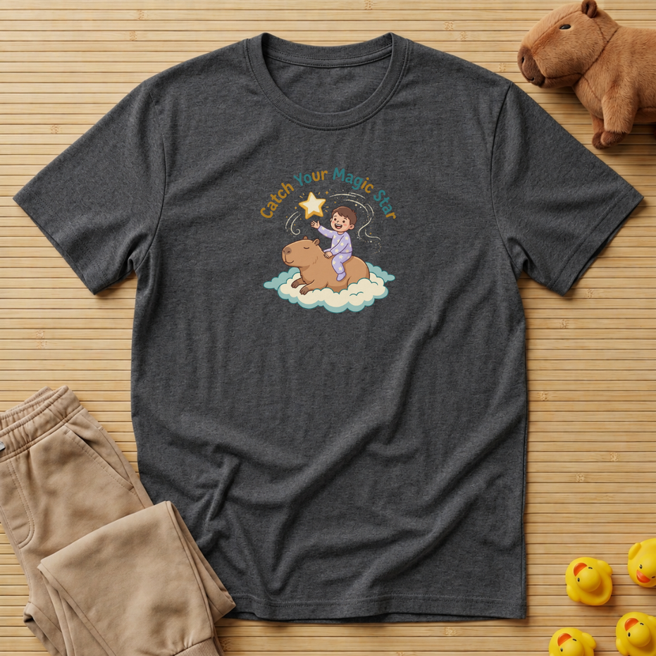 Capybara Catch Your Magic Star T-shirt