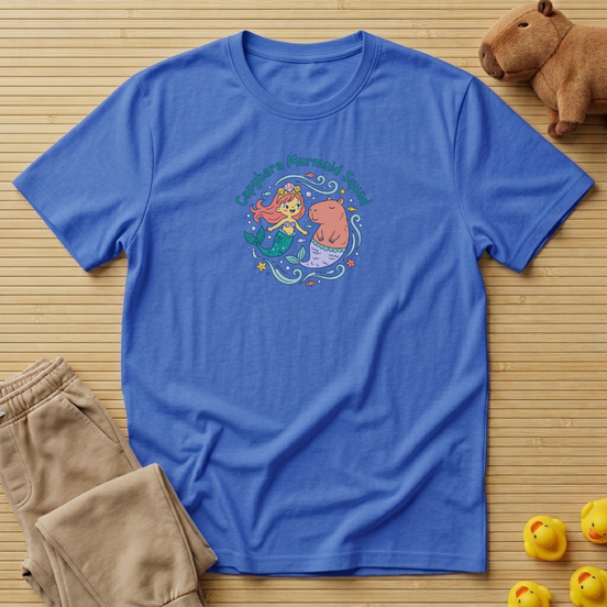 Capybara Mermaid Squad T-shirt