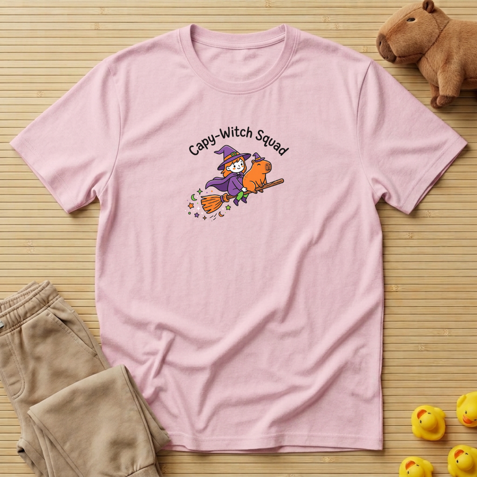 Capybara Capy-Witch Squad T-shirt