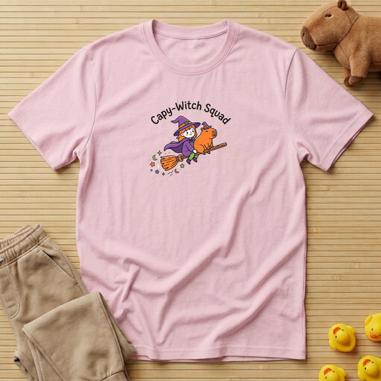Capybara Capy-Witch Squad T-shirt